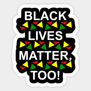 ALKEBULAN - BLM TOO! TRIBE (White Letters) Sticker